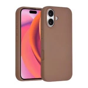 TUNIQ iPhone 17 hoesje - Full Silicone - Bruin