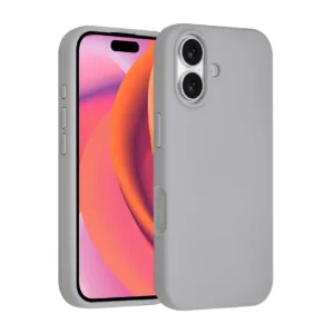 TUNIQ iPhone 17 hoesje - Full Silicone - Grijs